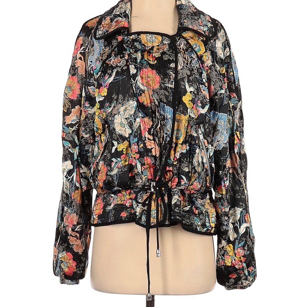 RARE Free People Floral Jacquard Jacket